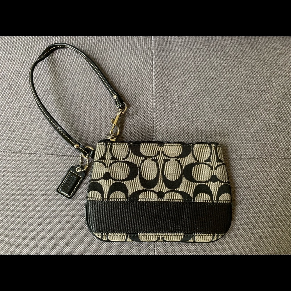 Coach Logo Wristlet